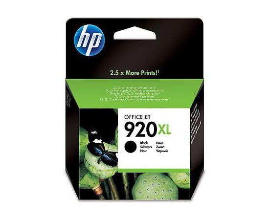  Картридж струйный HP 920XL CD975AE черный (1200стр.) для HP OJ 6000/6500 