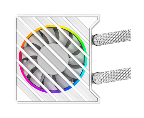  СВО ID-Cooling Dashflow 360 XT Lite White Soc-AM5/AM4/1151/1200/2066/1700 4-pin 16-34dB Al+Cu 350W LED Ret 