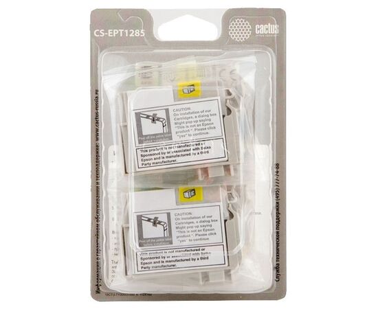  Картридж струйный Cactus CS-EPT1285 многоцветный для Epson Stylus S225; Office BX305 Комплект из чет 