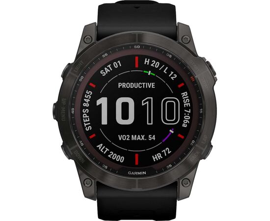 Smart-часы Garmin Fenix 7X Solar Gray w/Black band (010-02541-01) 