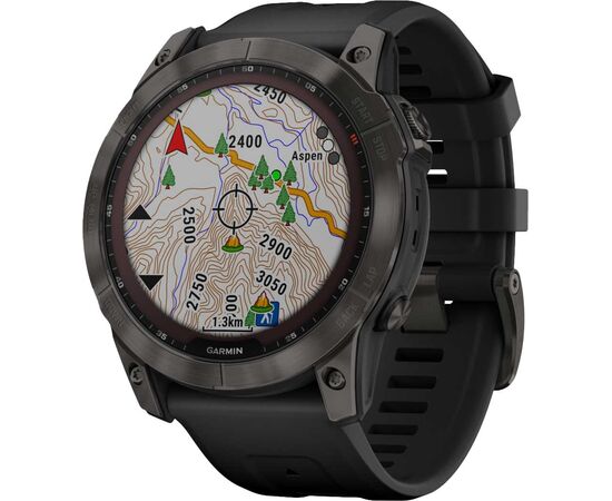  Smart-часы Garmin Fenix 7X Solar Gray w/Black band (010-02541-01) 