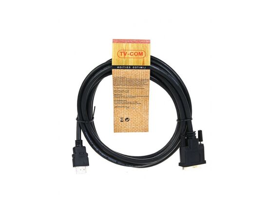  Кабель TV-com LCG135E-3M HDMI-DVI 3M LCG135E-3M 