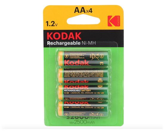  Аккумулятор KODAK  HR6-4BL (2600 mAh) (KAARDC-4)   (4/80/640) 