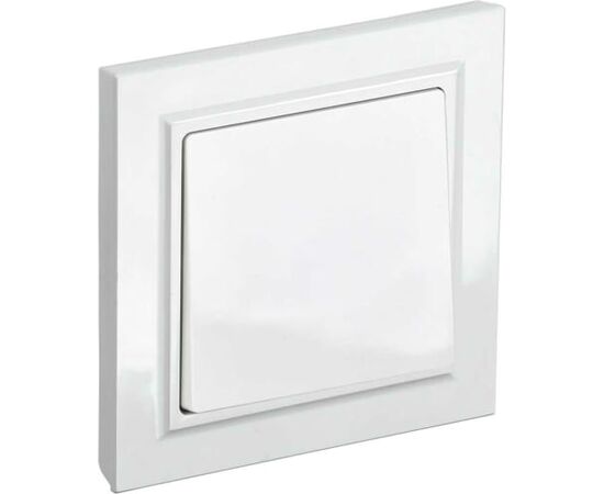  Выключатель IEK Brite ВС10-1-0-БрБ (BR-V10-0-10-K01) скрыт. 1кл. IP20 белый (упак. 1шт) 