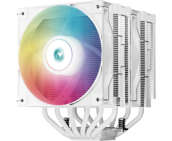  Вентилятор Deepcool AG620 Digital WH ARGB white Socket 115X/1700/1200/AM4/AM5, 120mm, 1950rpm, 29,4 дБ, 260W, PWM 4-pin, Al+Cu (R-AG620 