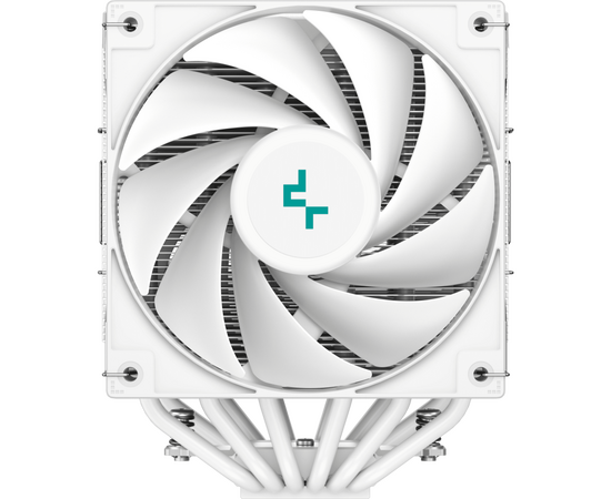  Вентилятор Deepcool AG620 Digital WH ARGB white Socket 115X/1700/1200/AM4/AM5, 120mm, 1950rpm, 29,4 дБ, 260W, PWM 4-pin, Al+Cu (R-AG620 