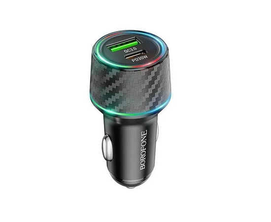  АЗУ BOROFONE BZ21 Brilliant 48W dual port  PD30W+QC3.0 (чёрный) 