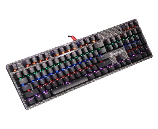  Клавиатура A4Tech Bloody B810R NetBee механическая черный USB Multimedia for gamer LED 