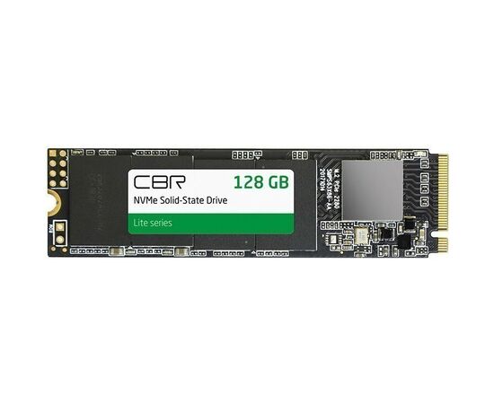 SSD CBR SSD-128GB-M.2-LT22, серия Lite 128 GB, M.2 2280, PCIe 3.0 x4, NVMe 1.3 