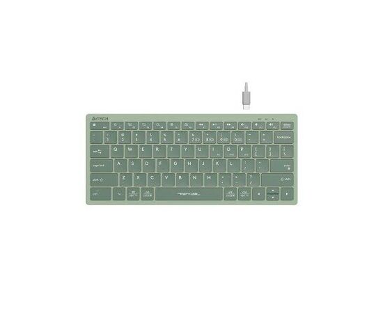  Клавиатура A4Tech Fstyler FBX51C зеленый 