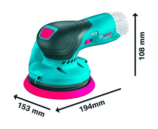  ЭШМ Bosch GEX 12V-125 (0601372101) D125мм аккум. 