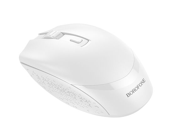  Мышь беспроводная BOROFONE BG7 Platinum, белый 