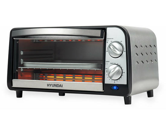  Мини-печь Hyundai MIO-HY071 серебристый/черный 