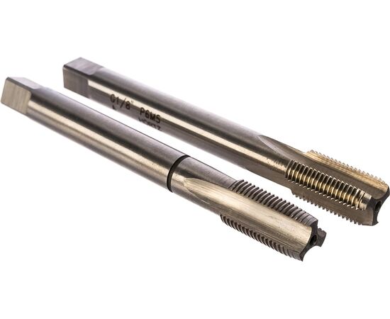  Набор метчиков HORTZ 203807 G 1/8" м/р компл. 2 шт. Р6М5 