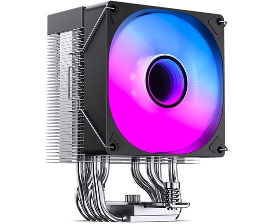  Кулер JONSBO CR-1400 V2 Color Black LGA1700/1200/115X/AM5/AM4 (TDP 180W, PWM, 92mm Dynamic Multi-Color LED Fan, 4 тепловые трубки, 4-pin) Re 