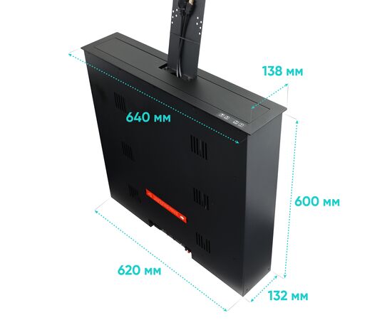  Кронштейн для мониторов Onkron NWS-SC24 черный 13"-24" макс.15кг настольный 