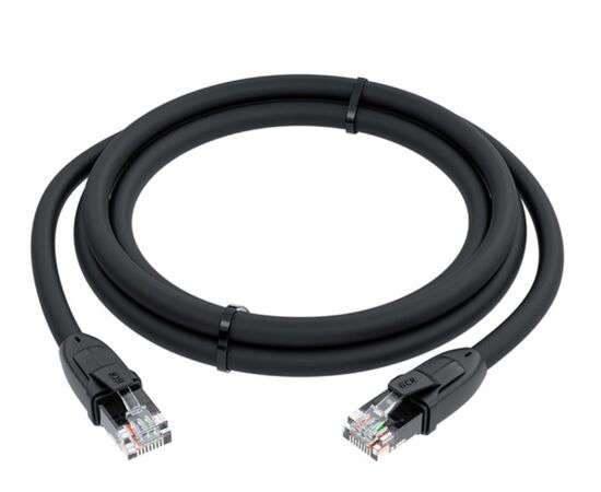  Патч-корд Greenconnect GCR-52535 прямой 7.5m UTP кат.6, черный 