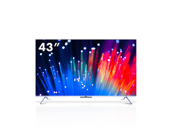  43" Телевизор Haier 43 Smart TV S3 серебристый 3840x2160, 4K Ultra HD, 60 Гц, Wi-Fi, Smart TV, Android TV 