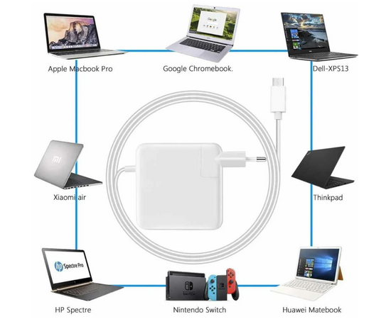  Универсальный блок питания KS-is KS-510 USB-C, 90Вт 