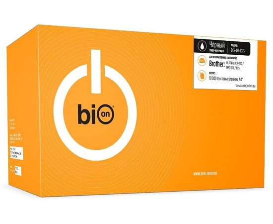  Драм-картридж Bion BCR-DR-1075 для Brother DCP-1510R/1512R/1610WR/1612WR/HL-1110R/1112R/1210WR/1212WR/MFC-1810R/1815R/1912WR (10000 стр.) с чипом 