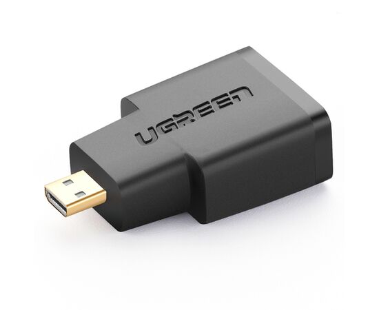  Адаптер UGREEN 20106 Micro HDMI Male to HDMI Female Adapter черный 