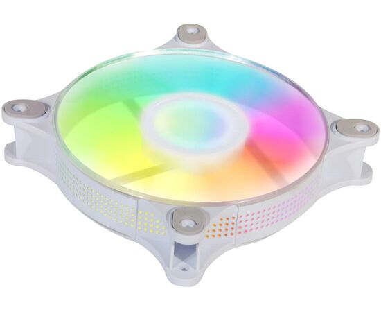  Вентилятор GMNG GG-CF120ARGB4-PWMWH ARGB 120x120x25mm белый 4-pin 20-28dB 129gr Ret 