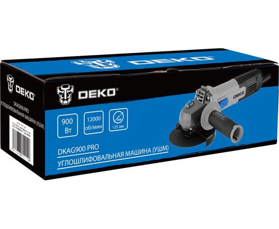  Углошлифовальная машина Deko DKAG900 Pro (085-1054) 