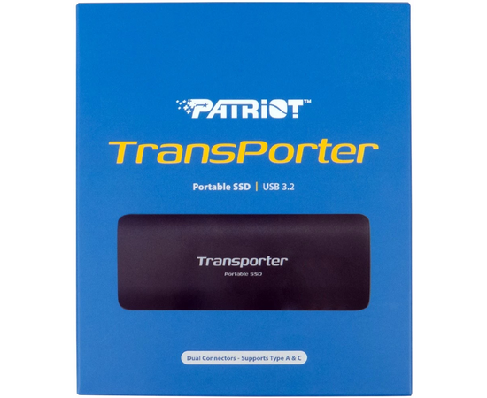  Внешний SSD Patriot PTP4TBPEC, 4ТБ, черный 