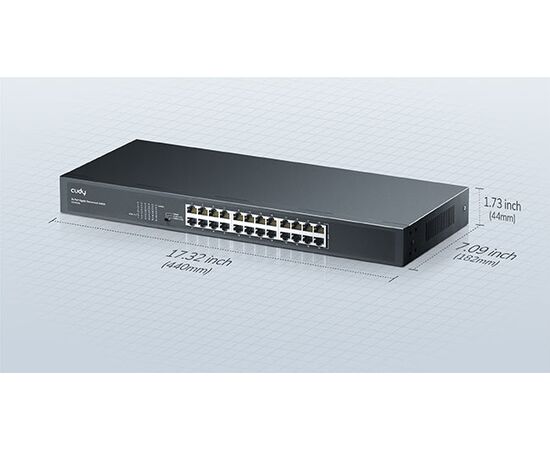  Коммутатор неуправляемый Cudy GS1024L (L2) 24x1Гбит/с 