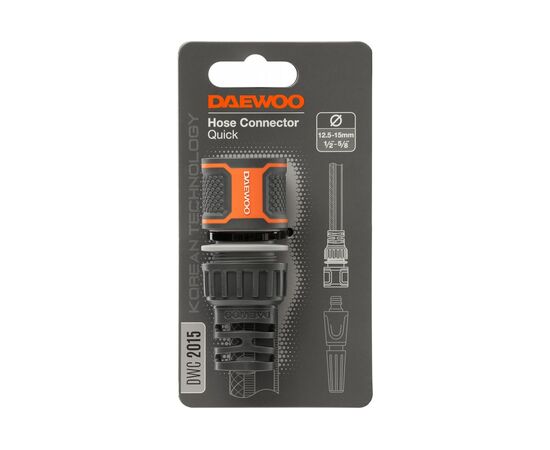  Коннектор для шланга DAEWOO DWC 2015 12.5-15мм 1/2” - 5/8” 