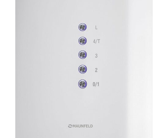  Вытяжка Maunfeld Lee Wall 39 белый упр. кнопочное (1 мотор) 