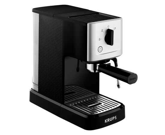  Кофемашина Krups XP344010 черный/серебристый 