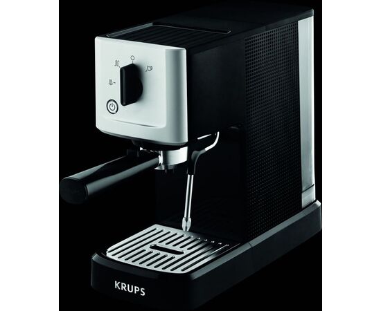  Кофемашина Krups XP344010 черный/серебристый 