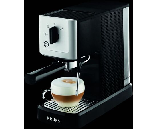  Кофемашина Krups XP344010 черный/серебристый 