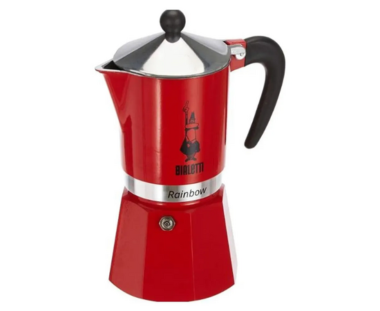  Гейзерная кофеварка Bialetti Rainbow Espresso Maker 4963 Red 