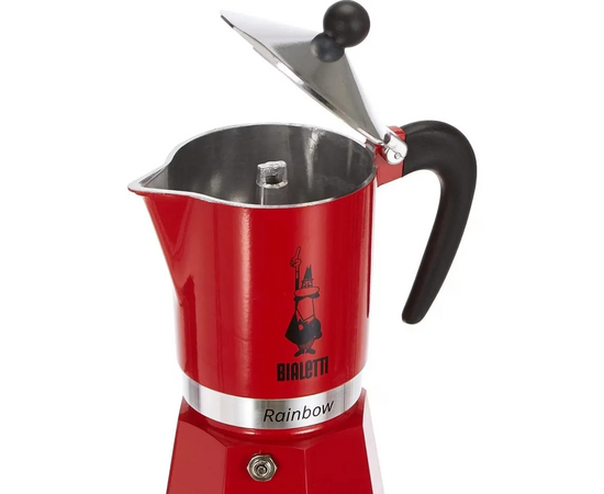  Гейзерная кофеварка Bialetti Rainbow Espresso Maker 4963 Red 