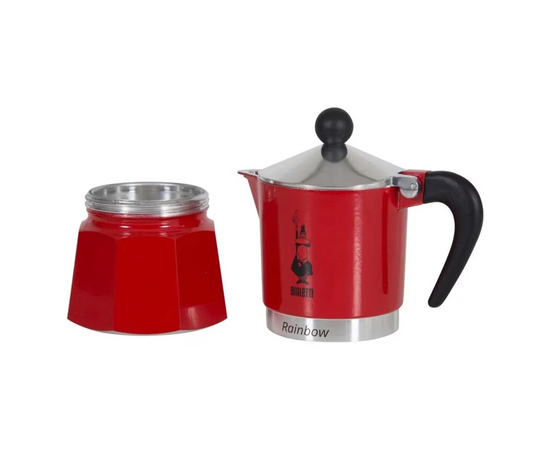  Гейзерная кофеварка Bialetti Rainbow Espresso Maker 4963 Red 
