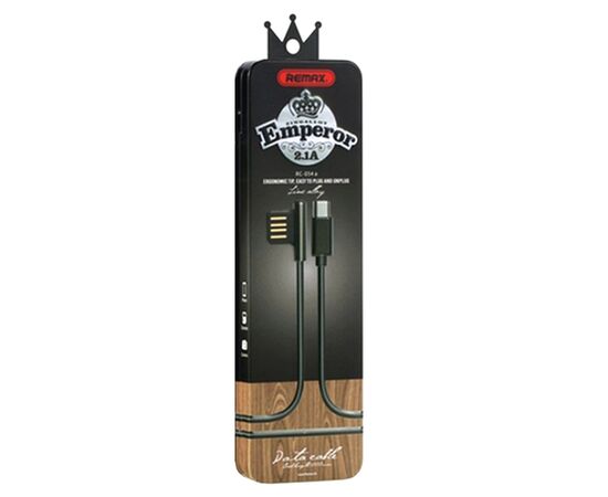  Кабель USB REMAX RC-054a Emperor USB - Type-C, 2.1А, 1 м, черный 