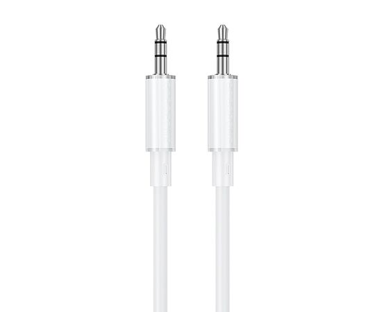  Кабель AUX (папа-папа) Borofone BL21 Lemon 100см   (white) (236077) 