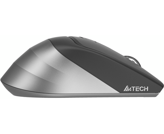  Мышь A4Tech Fstyler FB35S серый/черный оптич. 2000dpi беспров. BT/Radio USB для ноутбука 5but (FB35S 