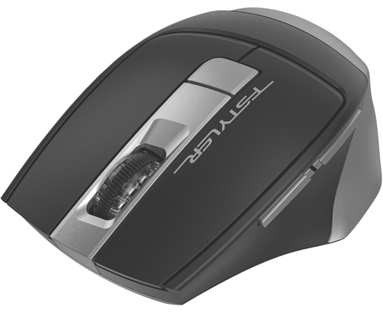  Мышь A4Tech Fstyler FB35S серый/черный оптич. 2000dpi беспров. BT/Radio USB для ноутбука 5but (FB35S 