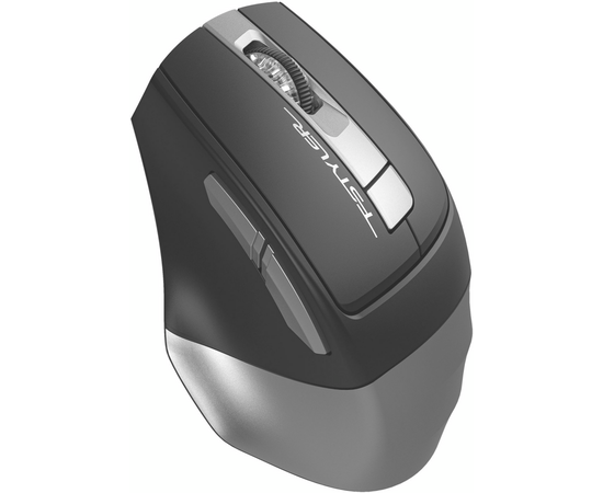  Мышь A4Tech Fstyler FB35S серый/черный оптич. 2000dpi беспров. BT/Radio USB для ноутбука 5but (FB35S 