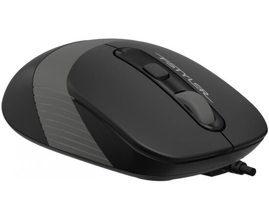  Мышь A4Tech Fstyler FM10S черный/серый оптич. 1600dpi silent USB 3but (FM10S USB GREY) 