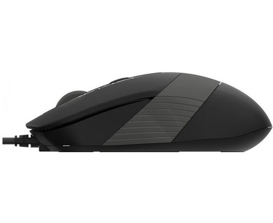  Мышь A4Tech Fstyler FM10S черный/серый оптич. 1600dpi silent USB 3but (FM10S USB GREY) 