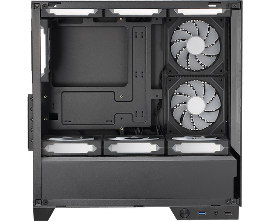  Корпус Formula Crystal Z1M черный без БП mATX 1x120mm 2xUSB2.0 1xUSB3.0 audio bott PSU 