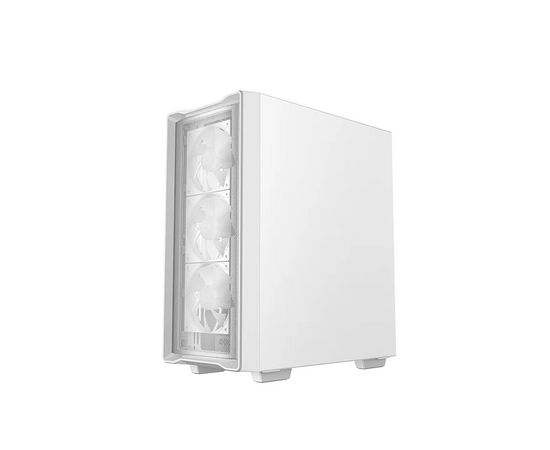  Корпус Deepcool CC560 Mesh V2 WH без БП, боковое окно (закаленное стекло), 3x120мм ARGB LED вентилятор спереди и 1x120мм ARGB LED вентилятор сзади 