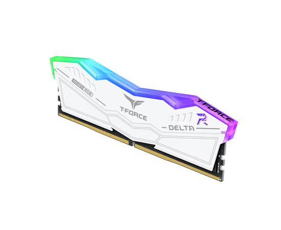  ОЗУ TEAMGROUP T-Force Delta RGB 32GB (FF4D532G7600HC36DDC01) (2x16GB) DDR5 7600MHz CL36 (36-46-46-84) 1.4V / White 