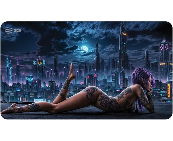  Коврик для мыши Cactus CS-MP-PRO03XLL Erotic girl 700x400x3мм 