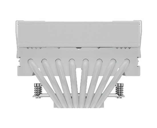  Кулер upHere H85T8 White / 8HPx6mm, 200W TDP, top flow, 1x120mm fan, 600-1650RPM, 68 CFM, 25dBA 